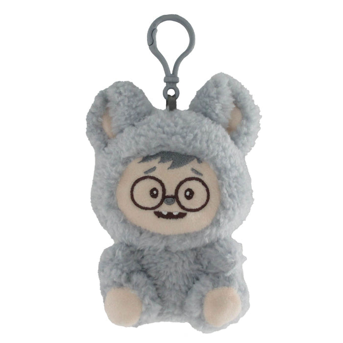Yoonique Toys LaBabies 4.5 Inch Sherpa Gray Clip