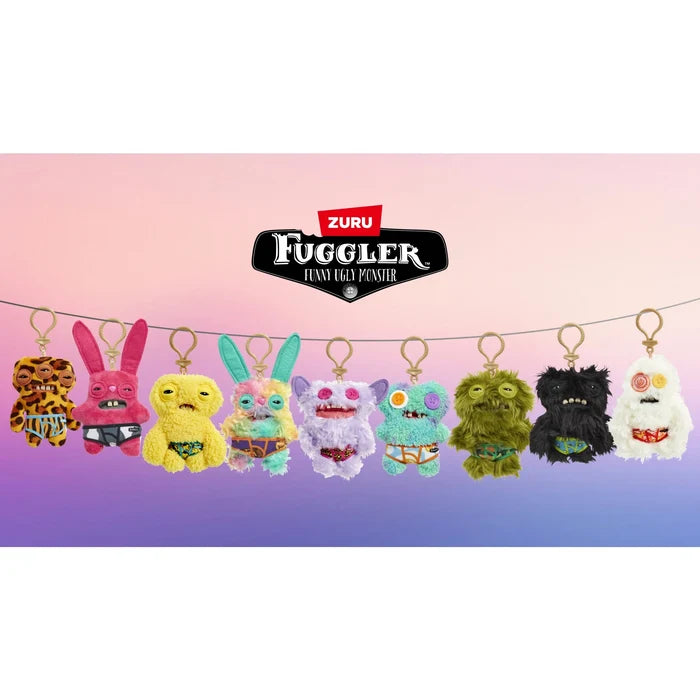 Zuru Fugglers 5 Inch Plush Keyring - Annoyed Alien Leopard